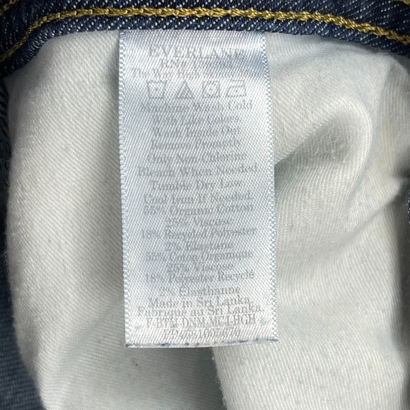 Everlane Blue Denim The Way High Skinny‎ Jean Womens Dark Wash Casual Size 28 - Picture 16 of 16